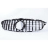 Grill kompatibel mit Mercedes-Benz C-Klasse W205 Facelift glanzend zwart