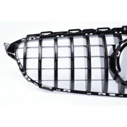Grill compatible with Mercedes-Benz C-Class W205 facelift glossy black