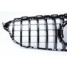 Grill kompatibel mit Mercedes-Benz C-Klasse W205 Facelift glanzend zwart
