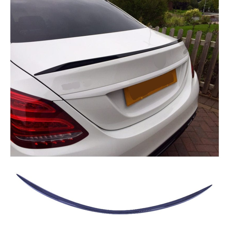 Spoiler kompatibel mit Mercedes-Benz C W205 Limousine glanzend zwart Spoiler kompatibel mit Mercedes-Benz C W205 Limousine glanzend zwart