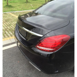 Kofferraumspoiler kompatibel mit mercedes-benz w205 limousine c klasse glänzend schwarz