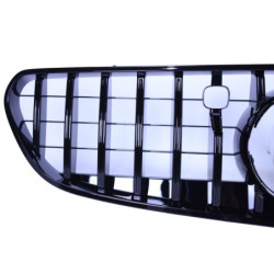 Calandre compatible avec mercedes-benz s coupe cabrio c217 a217 2014-2017 noir brillant