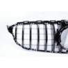 Grill compatibel met Mercedes-Benz C klasse W205 facelift met frontcamera glanzend zwart