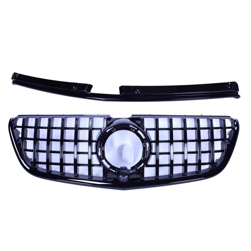 Grille compatible avec mercedes w447 vito facelift 2019+ noir brillant Grille compatible avec mercedes w447 vito facelift 2019+ noir brillant