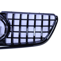 Kühlergrill kompatibel mit mercedes w447 vito facelift 2019+ glänzend schwarz