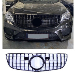 Grill compatibel met Mercedes GLS X166 glanzend zwart