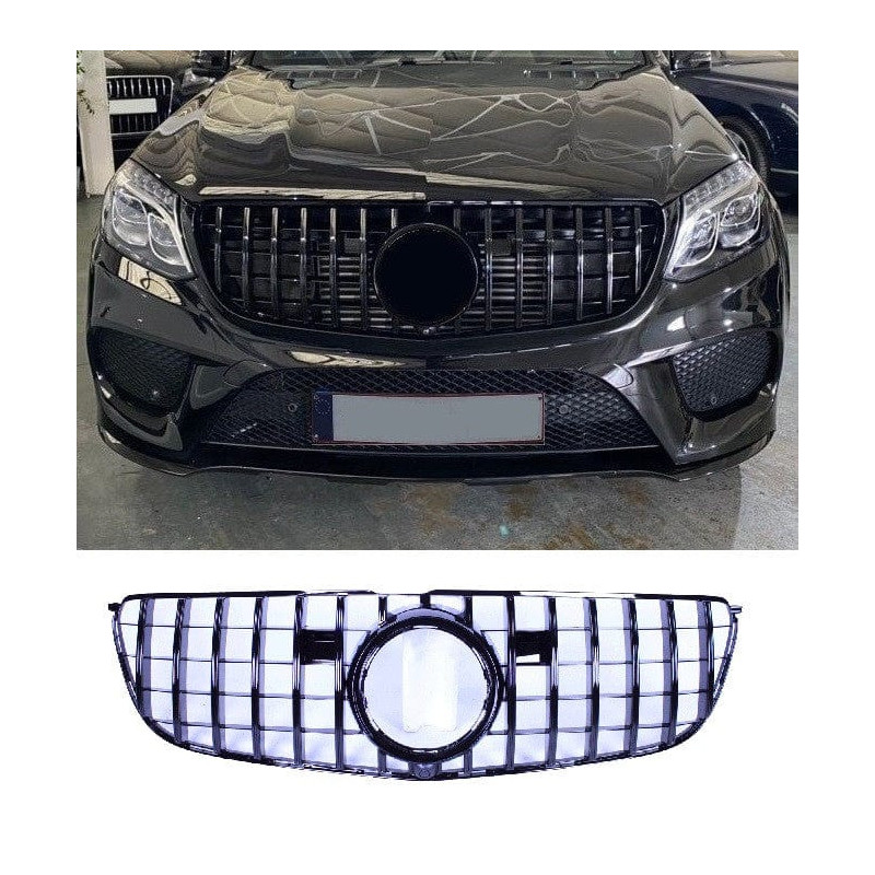 Grill compatibel met Mercedes GLS X166 glanzend zwart Grill compatibel met Mercedes GLS X166 glanzend zwart