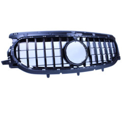 Grill for mercedes-benz gla h247 2020 glossy black with front camera