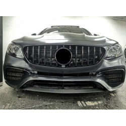 Grill compatibel met Mercedes E63 2017-2019 glanzend zwart