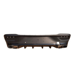 Diffuser compatibel met Mercedes GLE coupe C167 chrome uitlaatsierstukken