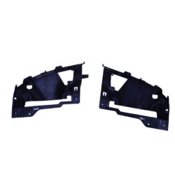 DIFFUSER COMPATIBEL MET MERCEDES GLE COUPE C167 GLANZEND ZWART ROND