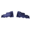 (PART) Diffuser compatible with Mercedes CLA C118 X118 W118 AMG line black exhaust pipes round
