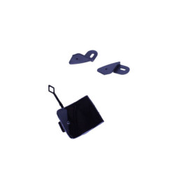 (PART) Diffuser compatible with Mercedes CLA C118 X118 W118 AMG line black exhaust pipes round