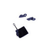 (PART) Diffuser compatible with Mercedes CLA C118 X118 W118 AMG line black exhaust pipes round