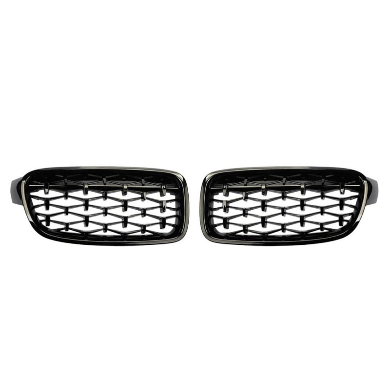 Grill nieren kompatibel mit BMW 3er Serie F30 Diamantgrill Grill nieren kompatibel mit BMW 3er Serie F30 Diamantgrill