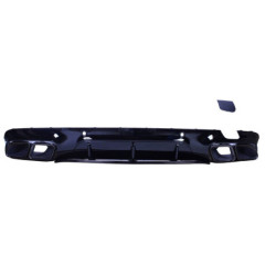 Diffuser for mercedes cls c257 double exhaust pieces glossy black square