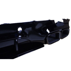 Diffusor kompatibel mit mercedes cls c257 Doppelauspuff Stücke glänzend schwarz Quadrat