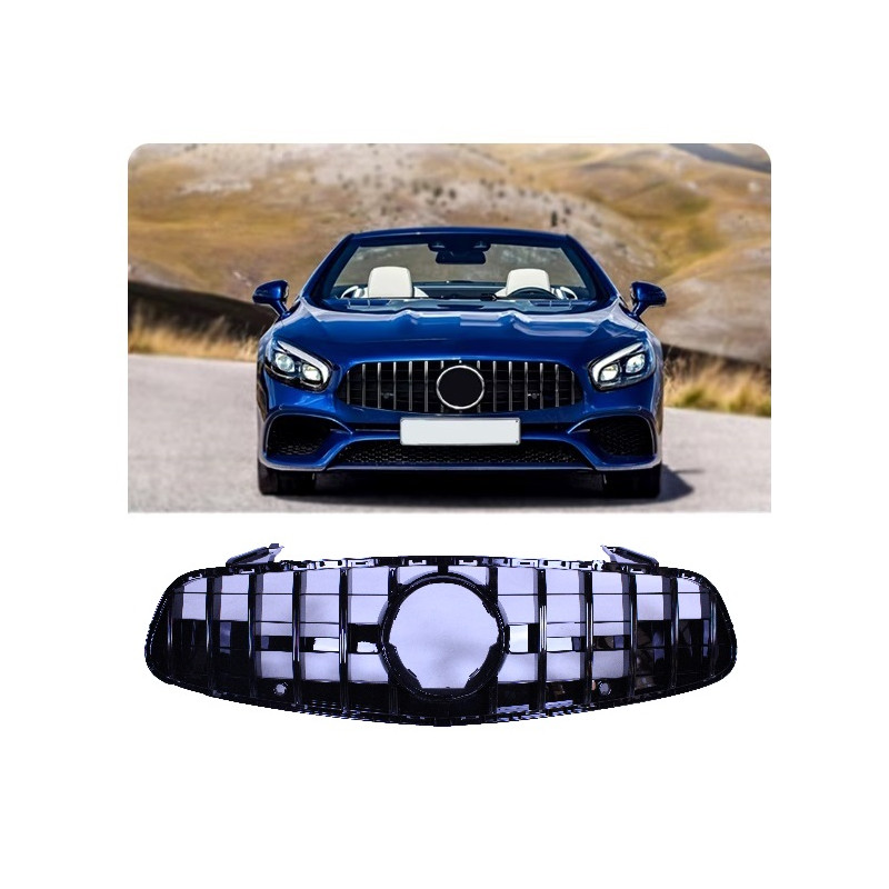 Kühlergrill kompatibel mit Mercedes SL R231 Facelift zwart Kühlergrill kompatibel mit Mercedes SL R231 Facelift zwart