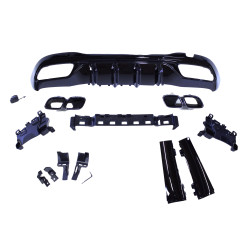 Diffusor kompatibel mit Mercedes W206 C63 schwarz