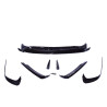 Spoiler compatible avec Mercedes W176 A-klasse glanzend zwart
