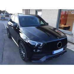 Grill compatibel met Mercedes-Benz GLE W167 SUV / GLE coupe C167 zwart 2020-2023.