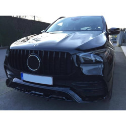 Grill compatibel met Mercedes-Benz GLE W167 SUV / GLE coupe C167 zwart 2020-2023.