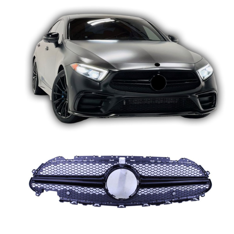 Grille sport compatible avec mercedes-benz cls c257 noir brillant sport Grille sport compatible avec mercedes-benz cls c257 noir brillant sport