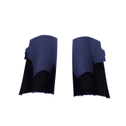 Diffuser for Mercedes CLA C118 X118 W118 AMG Line chrome exhaust pipes round