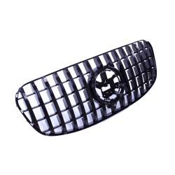 Grille compatibel met Mercedes-Benz GLS X167 Facelift (2023+) glanzend zwart