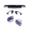 Diffuser for Mercedes A class W176 2013-2017 glossy black
