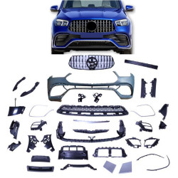 Bodykit compatible with Mercedes-Benz GLE Coupe C167 gloss black