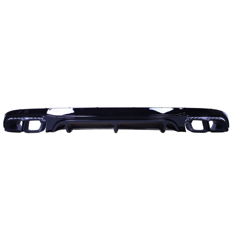 Diffusor glänzend schwarz kompatibel mit mercedes e-coupe chrom auspuffanlagen Diffusor glänzend schwarz kompatibel mit mercedes e-coupe chrom auspuffanlagen