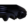 Diffuser compatible with Mercedes E Coupé convertible C238 A238 gloss black exhaust tips