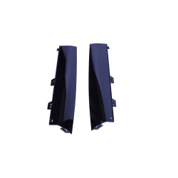 Diffuser compatible with Mercedes E Coupé convertible C238 A238 gloss black exhaust tips