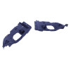 Diffuser compatible with Mercedes E Coupé convertible C238 A238 gloss black exhaust tips