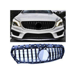 Grill kompatibel mit Mercedes-Benz W117 CLA-Klasse schwarz