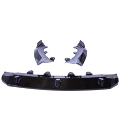 Lame avant pour BMW X3 G01 LCI noir brillant