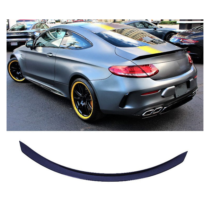 Spoiler kompatibel mit mercedes-benz c coupe c205 glänzend schwarz