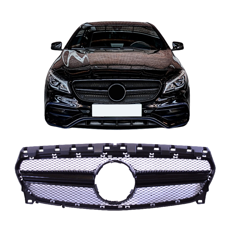 Grill kompatibel mit Mercedes-benz C117 cla-Klasse Facelift schwarz Grill kompatibel mit Mercedes-benz C117 cla-Klasse Facelift schwarz