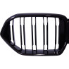 Grille de calandre compatible avec BMW X6 G06 2018+ double barres noir brillant