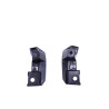 Diffuser for Mercedes C class W206 black round tips