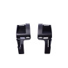 Diffuser for Mercedes C class W206 black round tips