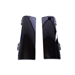 Diffusor für Mercedes C-Klasse W206 schwarz rund Spitzen