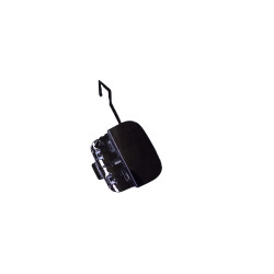 Diffuser for Mercedes C class W206 black round tips