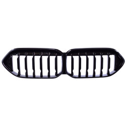 Grill kidney compatible with BMW 2 Series F44 Gran Coupe gloss black single line