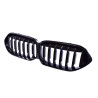 Grill kidney compatible with BMW 2 Series F44 Gran Coupe gloss black single line