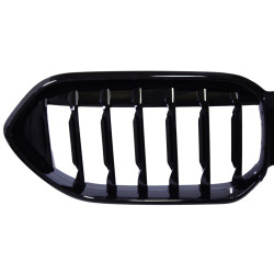 Grill kidney compatible with BMW 2 Series F44 Gran Coupe gloss black single line