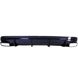 (PART) Diffuser compatibel met Mercedes CLA45 C117 X117 2014-2018 dubbele uitlaatsierstukk
