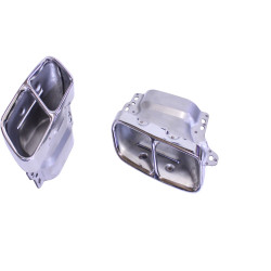 Exhaust pipes chrome for Diffuser Mercedes W176 and W117 45 2013-2017
