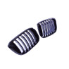 Grille de calandre compatible avec BMW X3 G01 noir brillant barres simples